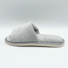 Soft open toe cozy plush daily-use house slippers for ladies