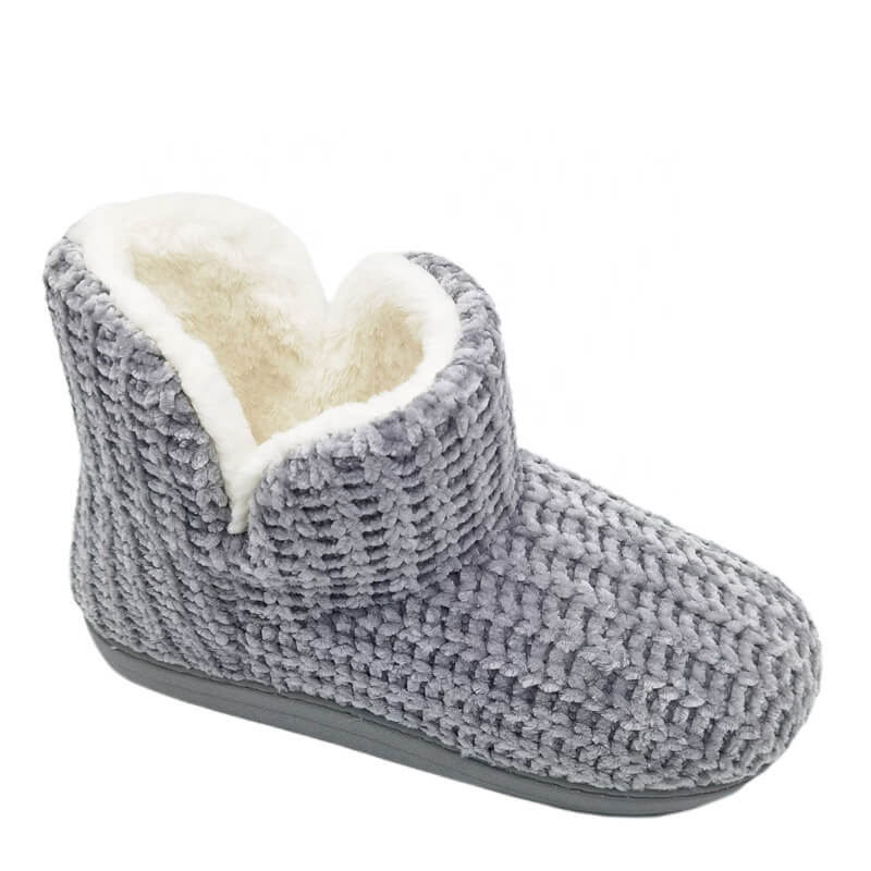 Wholesale winter warm ankle chenille Bootie 