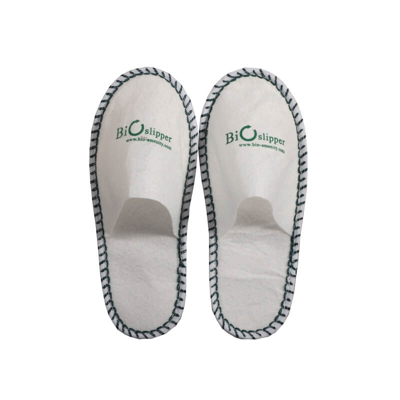 Wholesale eco-friendly close-toe disposable hotel slippers