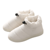 Custom bedroom memory foam ankle boots with polyester down fabric 