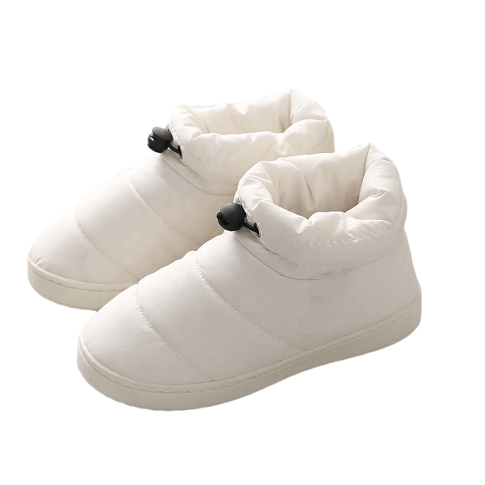 Custom bedroom memory foam ankle boots with polyester down fabric 