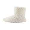 Faux fur lined female house indoor boot in winter