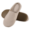 Hotel amenities cotton and linen fabric non-slip slippers