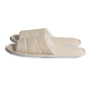 Yellow waffle open toe hotel slipper for women and men 