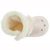 Warm toasty infant shimmer critter bootie