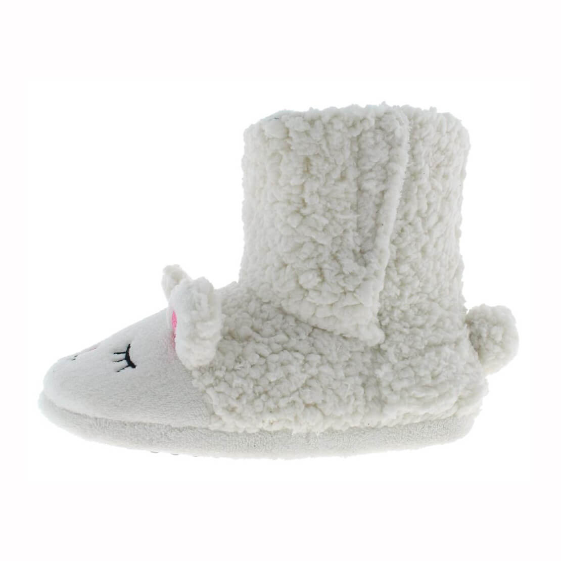 Cotton fluff sleeping lamb slipper boot for girl