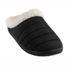 Men's nylon scuff with sherpa lining and trim