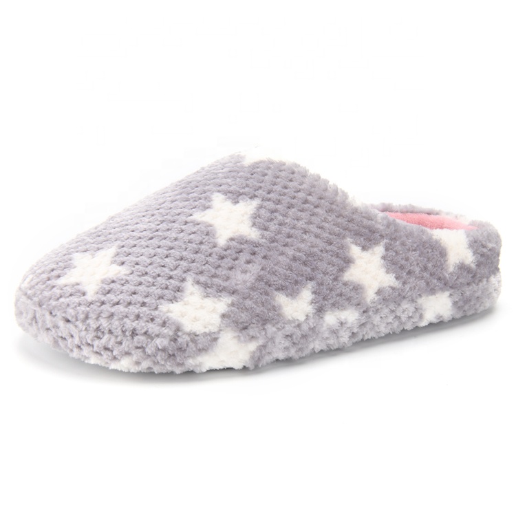 Classic flannel mules cozy winter indoor slipper