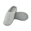 Glitter Silver Star Printed Jersey Comfortable Slippers