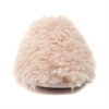 Warm colorful teddy fur indoor slipper for women