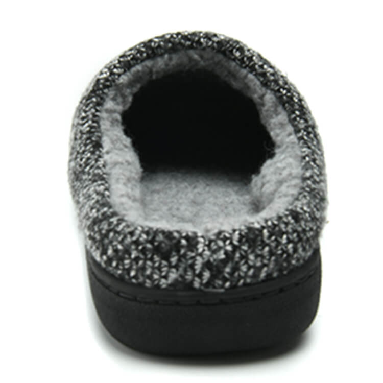 Non-slip comfortable knitted cotton slippers for men