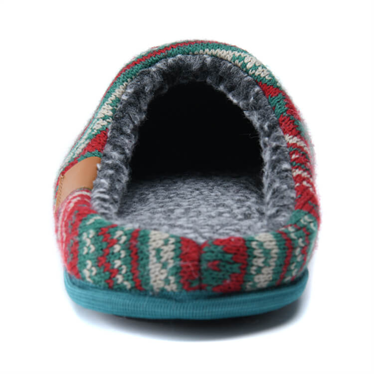 Christmas cozy knitted memory foam fuzzy slippers