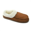 Brown microfiber winter warm indoor slippers for male