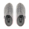 Closed toe house indoor outdoor felt material slippers