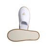 Closed-toe disposable indoor hotel slippers for men and women