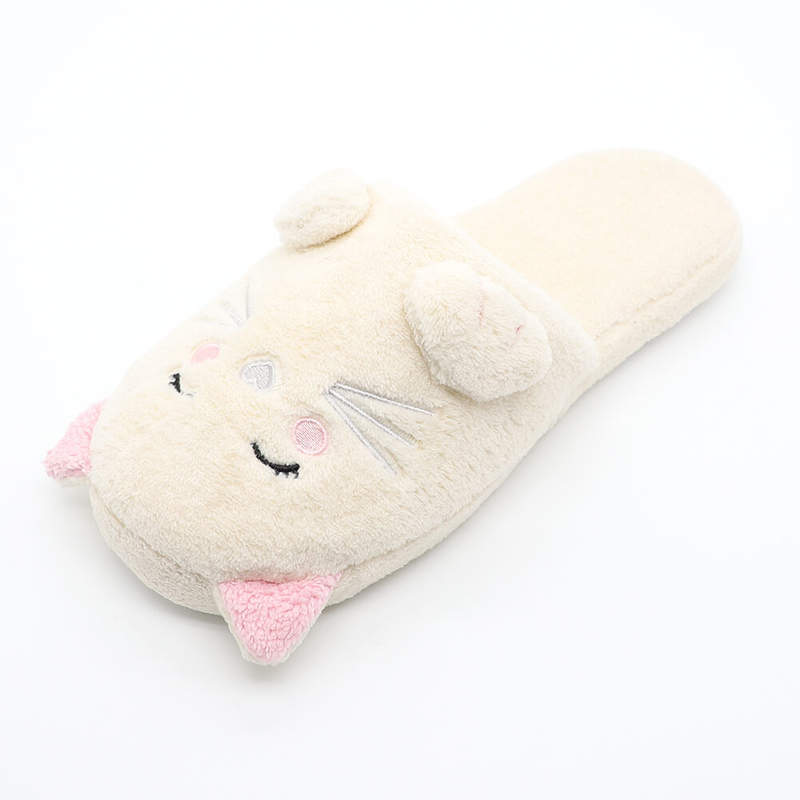  Good quality cuddly cat slippers indoor for Girls