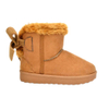 Classic color optional women winter boots with bow back