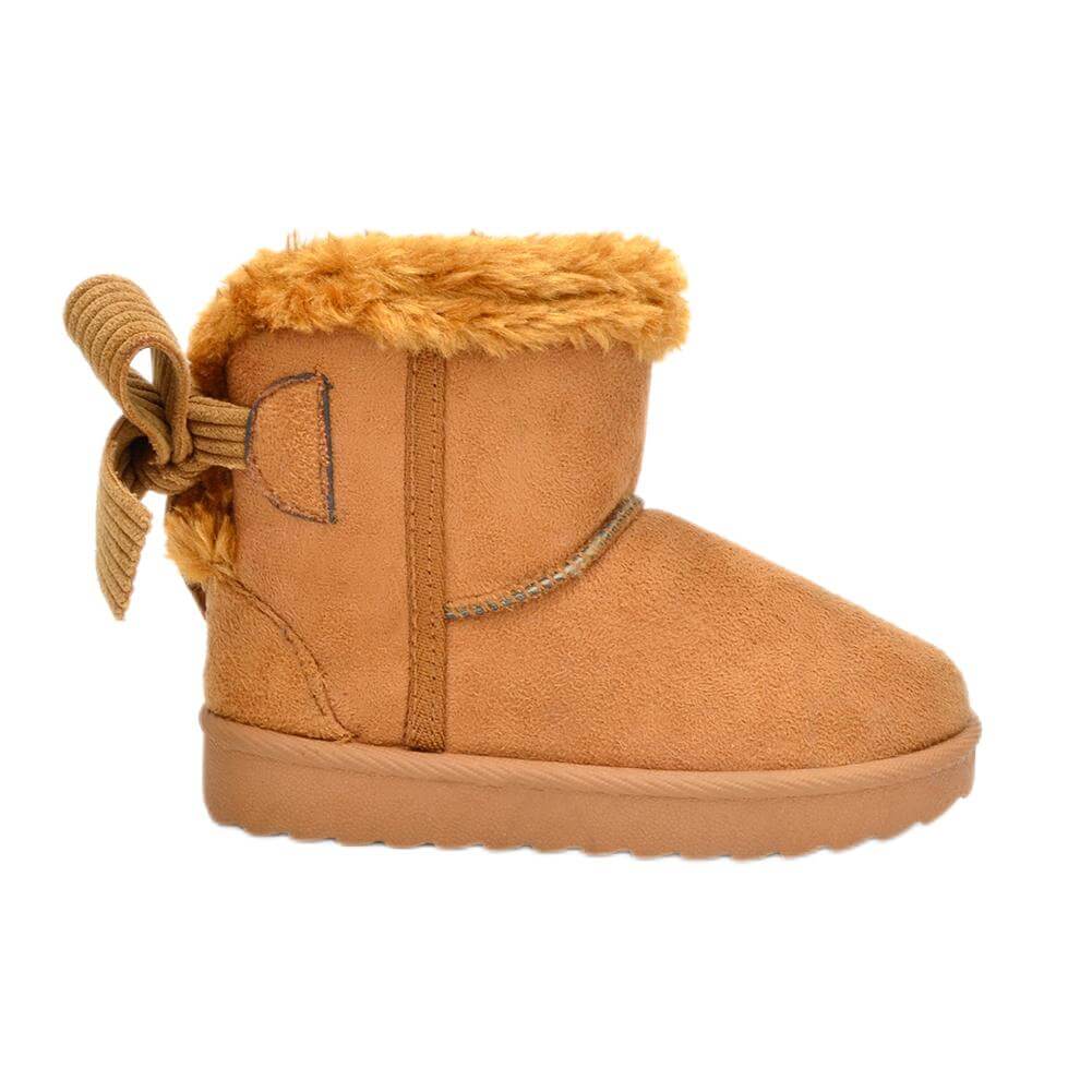 Classic color optional women winter boots with bow back