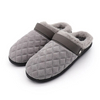 Suede fabric outdoor indoor machine washable plush men slipper