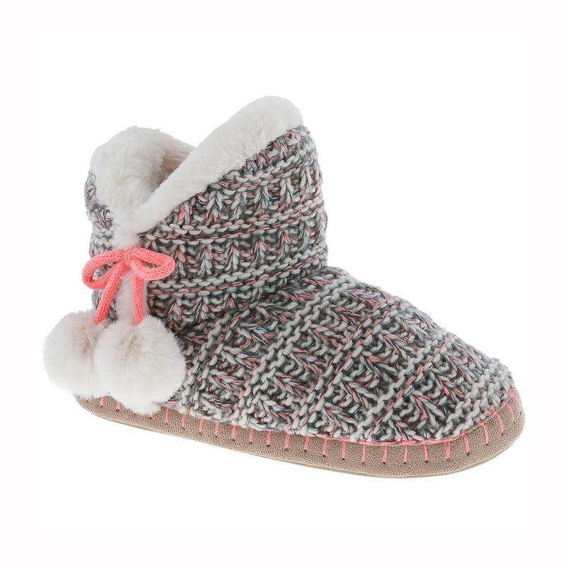 Knitted boot with TPR sole for women 