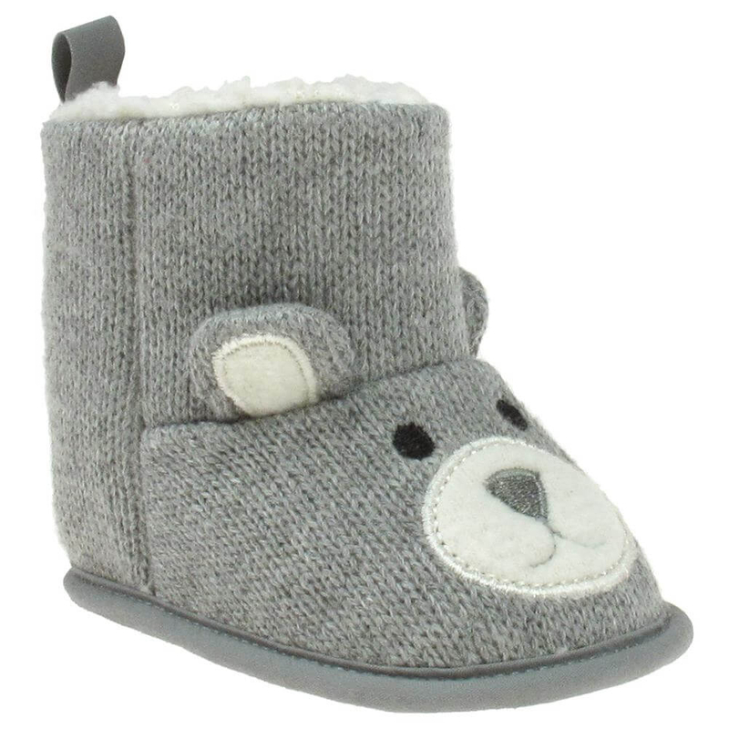 Winter warm cozy infant knitted bear boot