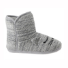 Knitted sleeping mouse bootie for women