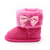 Girl winter fashion bowknot kids baby slippers