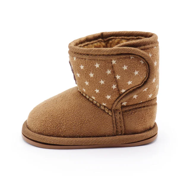 Winter fashion velcro children's boots