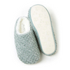 Light color plush adult house slippers