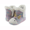 Girls glam unicorn knit bootie with 3D parts