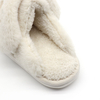 Winter rabbit warm non-slip plush furry slippers for women