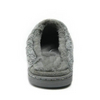 Grey knits and fur warm house slippers