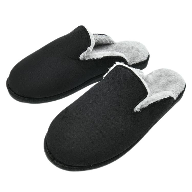 Comfort microfiber indoor men's house slippers