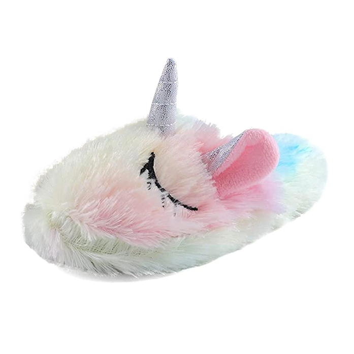 Women sizes unicorn plush house indoor warm slippers