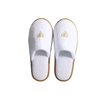 Closed-toe disposable indoor hotel slippers for men and women