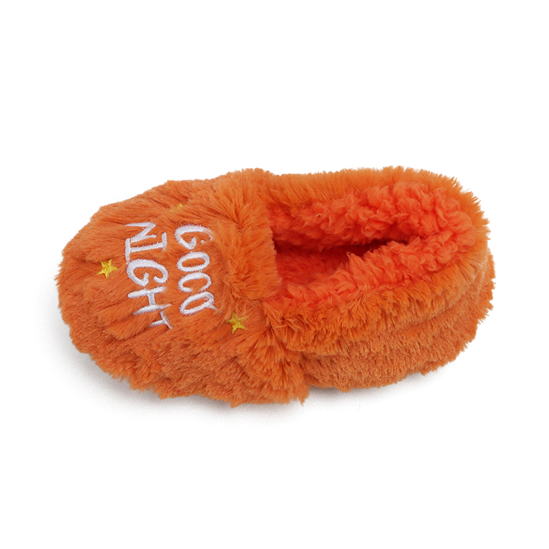 Kids' lovely fluffy house warm indoor slipper in winter