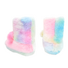 Children's color fashion winter warm short boots