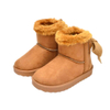 Classic color optional women winter boots with bow back