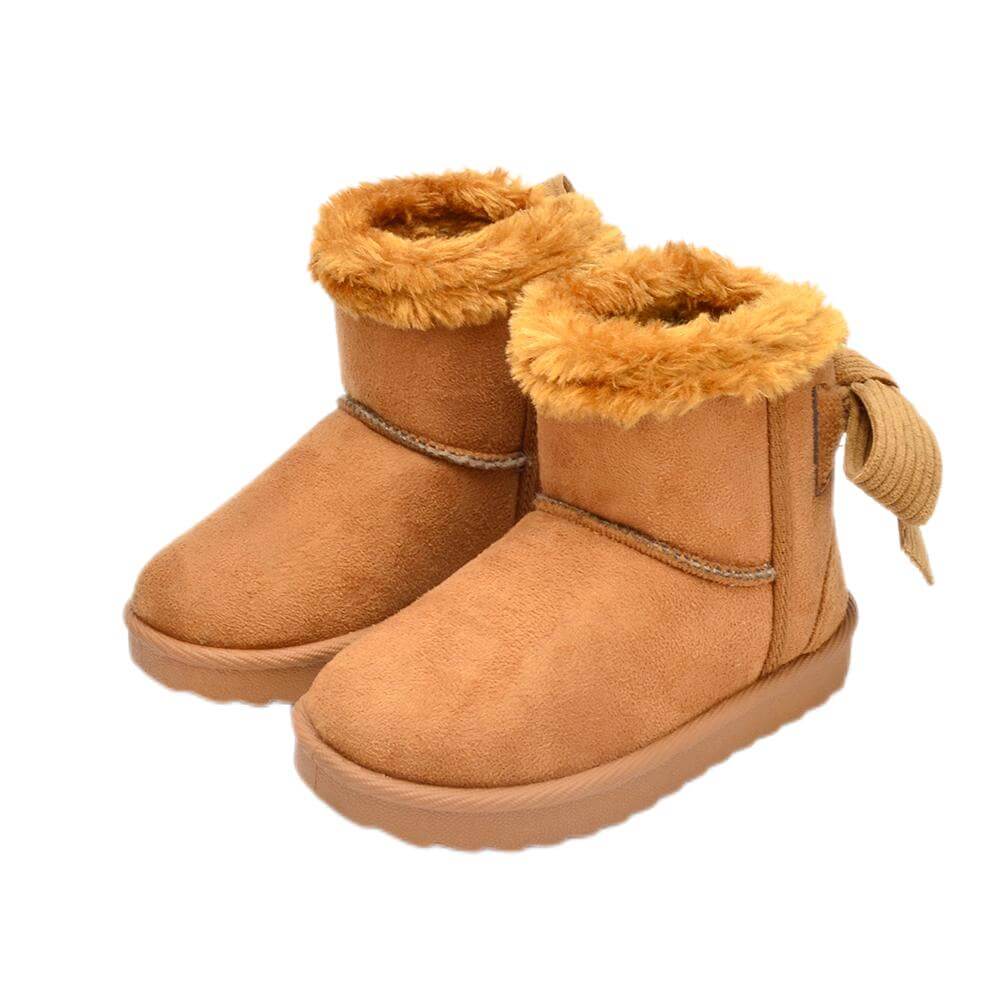 Classic color optional women winter boots with bow back