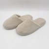 Slipper with terry upper and lining for women and men