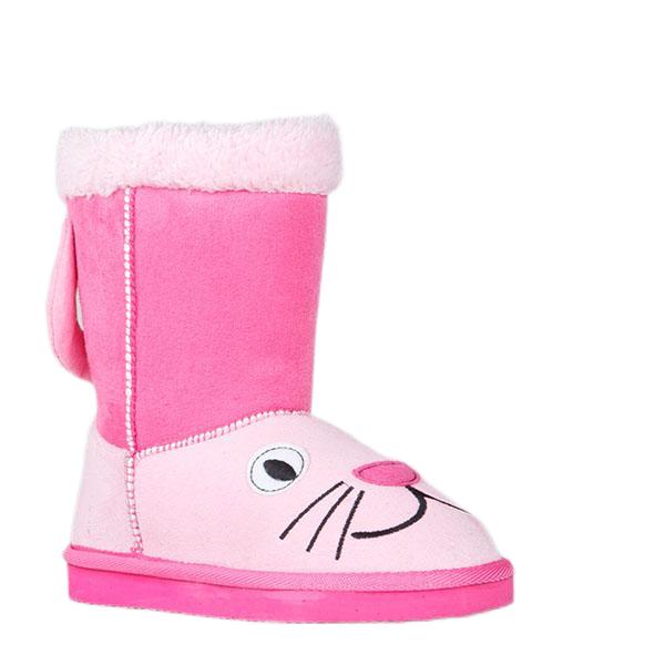 Cute girl snow animal pattern fashion boots