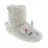 Cotton fluff sleeping lamb slipper boot for girl