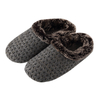 Plush knitted cotton men's and women's home casual slippers