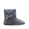 Winter indoor slip-on women's side bowknot booties