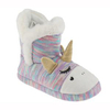 Girls glam unicorn knit bootie with 3D parts