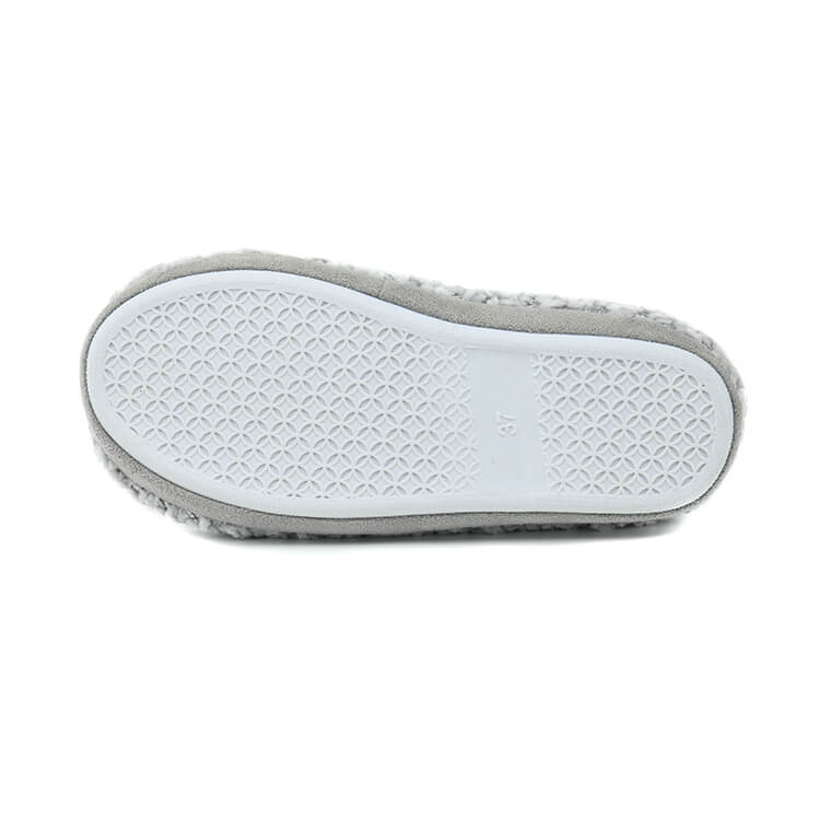 Women's slip on comfy chenille home slippers