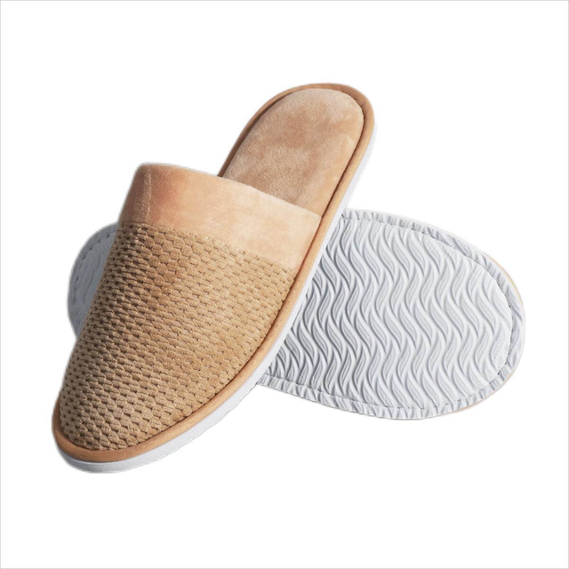Mesh cloth disposable hotel slippers