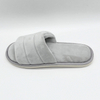 Soft open toe cozy plush daily-use house slippers for ladies