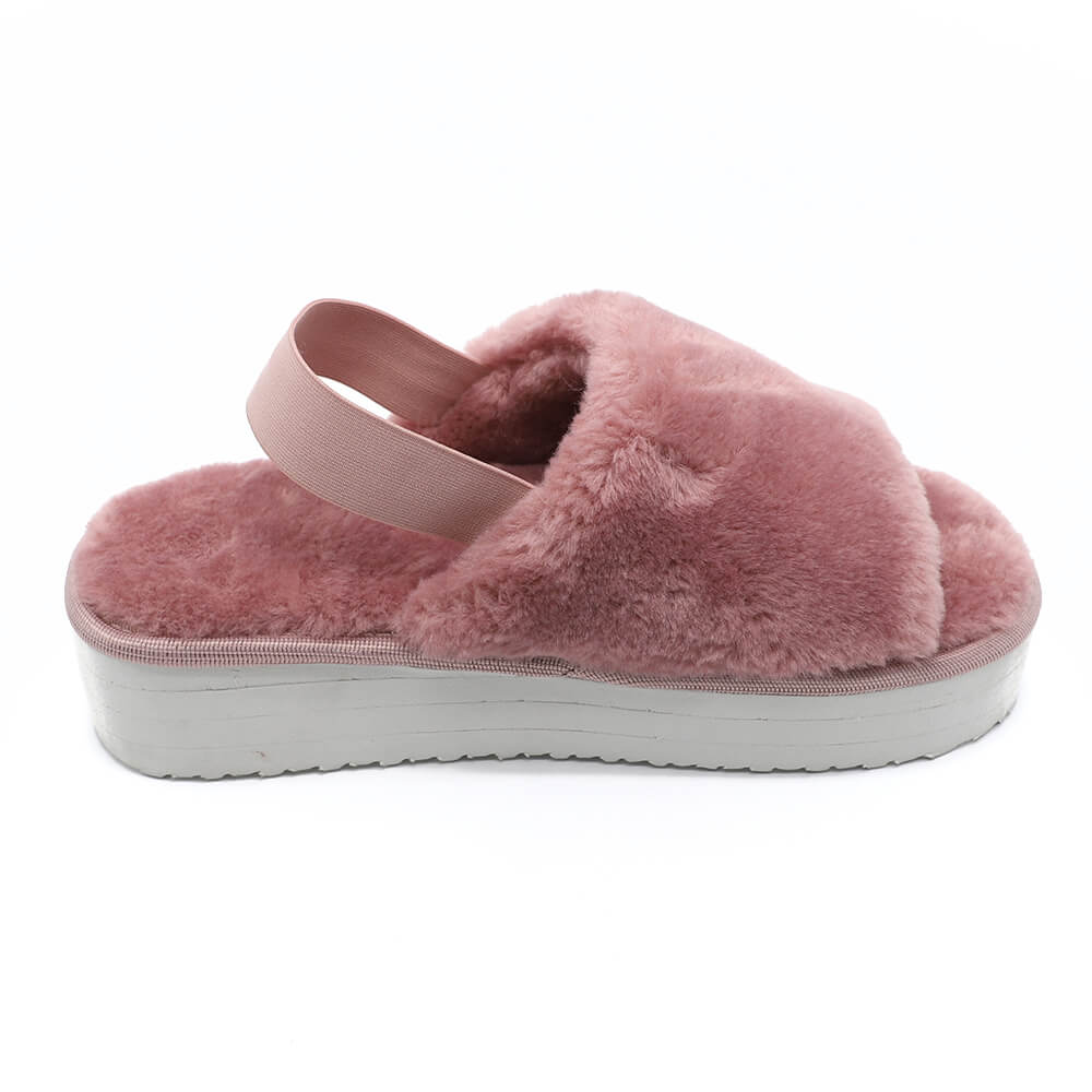 Women's disco slide indoor soft plush Slipper