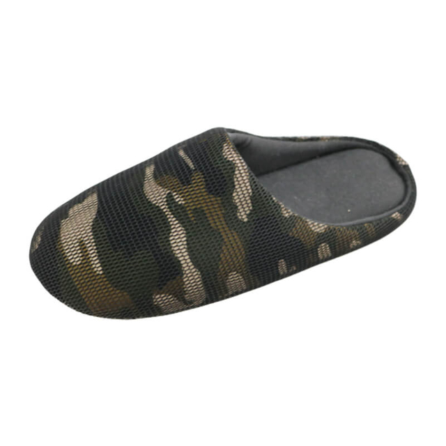 Men camouflage soft soles house indoor slippers